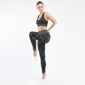 Customized Ladies New Seamless Yoga Pants And Bra Sets Women Fitness Gym Sports Wear