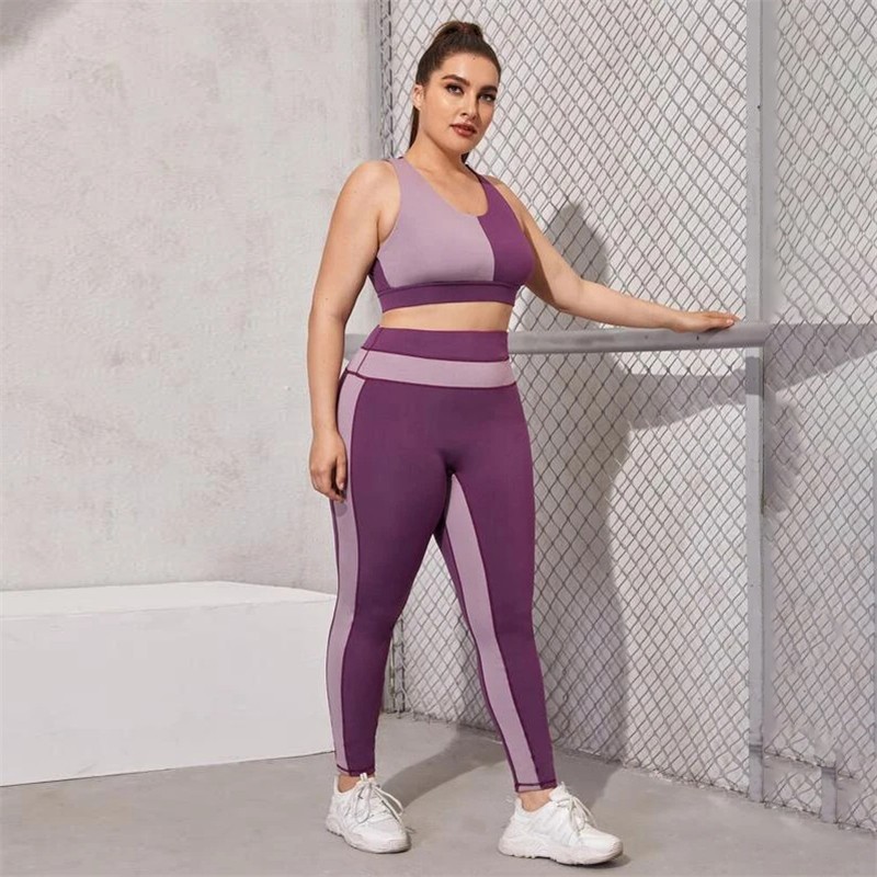 Eation New Running High Waist Gym Wear Plus Size Sports Sets