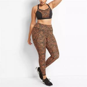2022 Eation Wholesale High Impact Yoga Hot Sexy Xxxl Plus Size Adjustable Leopard Sports Bra