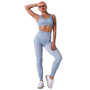 Ladies Leggins Set Sex Gym Fitness Leggings Yoga Pants For Women Private Label Two Pieces Yoga Set