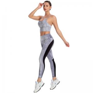 New Yoga Sets Seamless Fitness Active Wear Sexy Yoga Bra And Pants Sets With Pocket Popular For Women