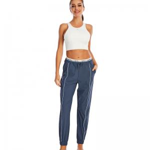 Wholesale Women's Susustainable Gym Running Yoga Vest Set Loose Quick Dry Clothes Fitness Suit For Women Yoga Suit